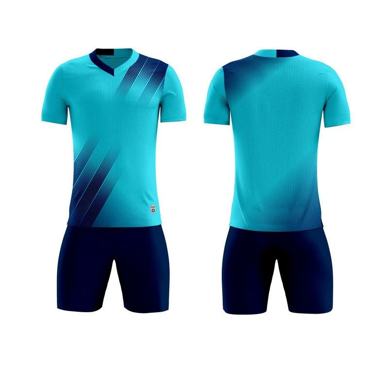 Men's Youth Custom Soccer Jersey Personalized Kids Kits Printed Blue