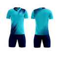 Men's Youth Custom Soccer Jersey Personalized Kids Kits Printed Blue