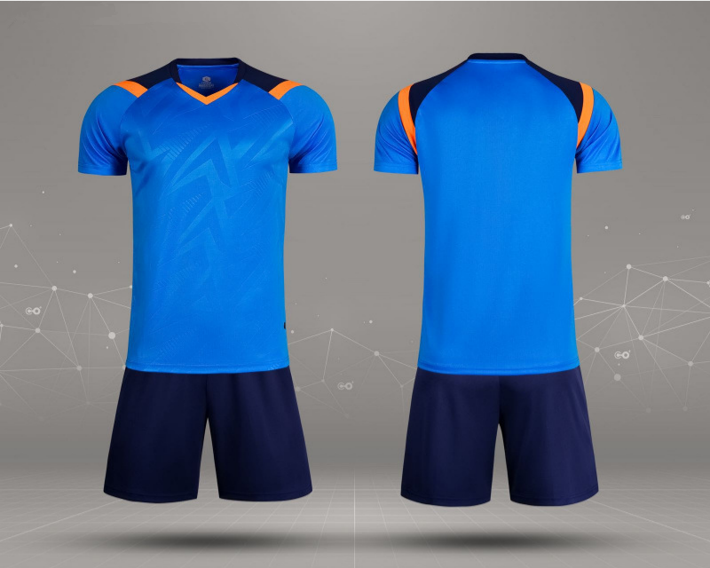 Men's Youth Custom Soccer Jersey Personalized Kids Kits Blue