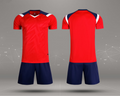 Men's Youth Custom Soccer Jersey Personalized Kids Kits Red