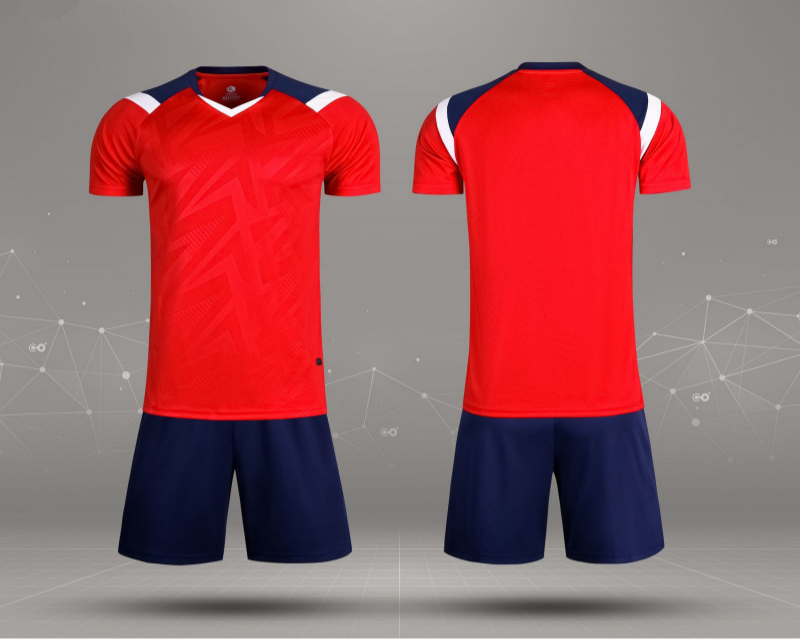 Men's Youth Custom Soccer Jersey Personalized Kids Kits Red