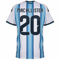 Argentina Alexis Mac Allister 20 2026 Home Jersey