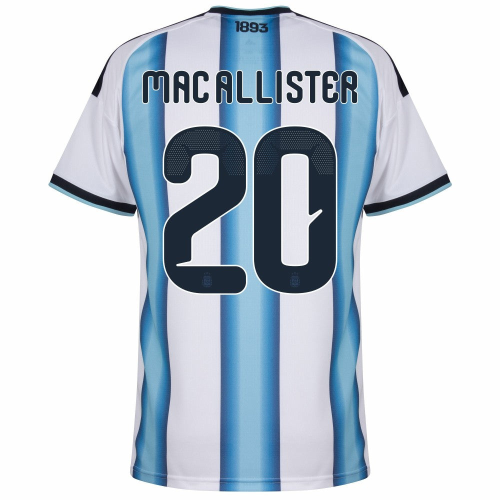 Argentina Alexis Mac Allister 20 2026 Home Jersey