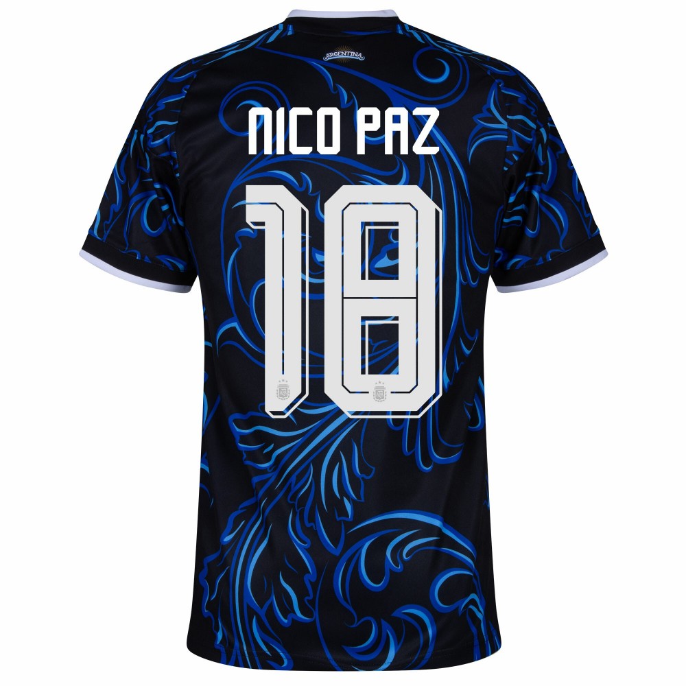 Argentina Nico Paz 18 2026 Away Jersey