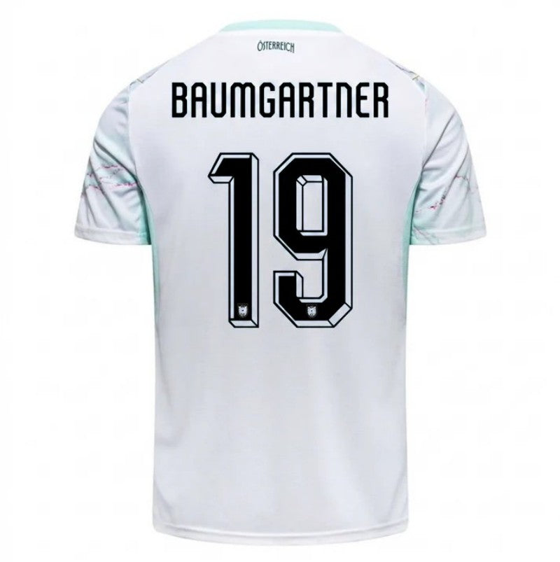 Austria Christoph Baumgartner 19 2026 Away Jersey