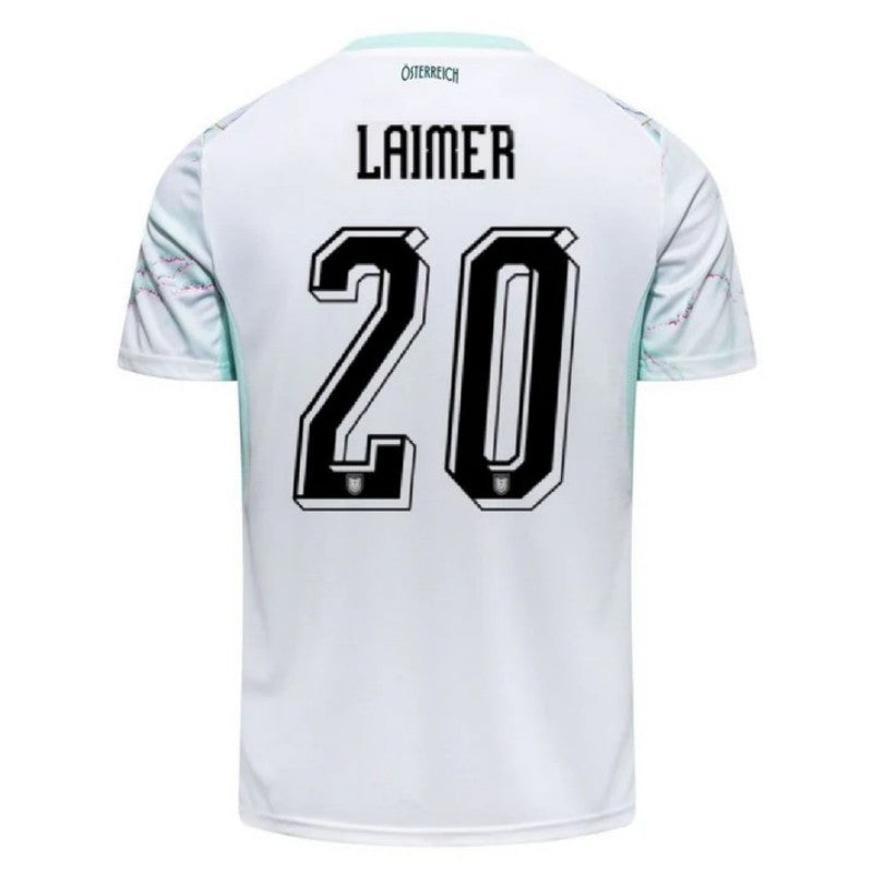 Austria Konrad Laimer 20 2026 Away Jersey