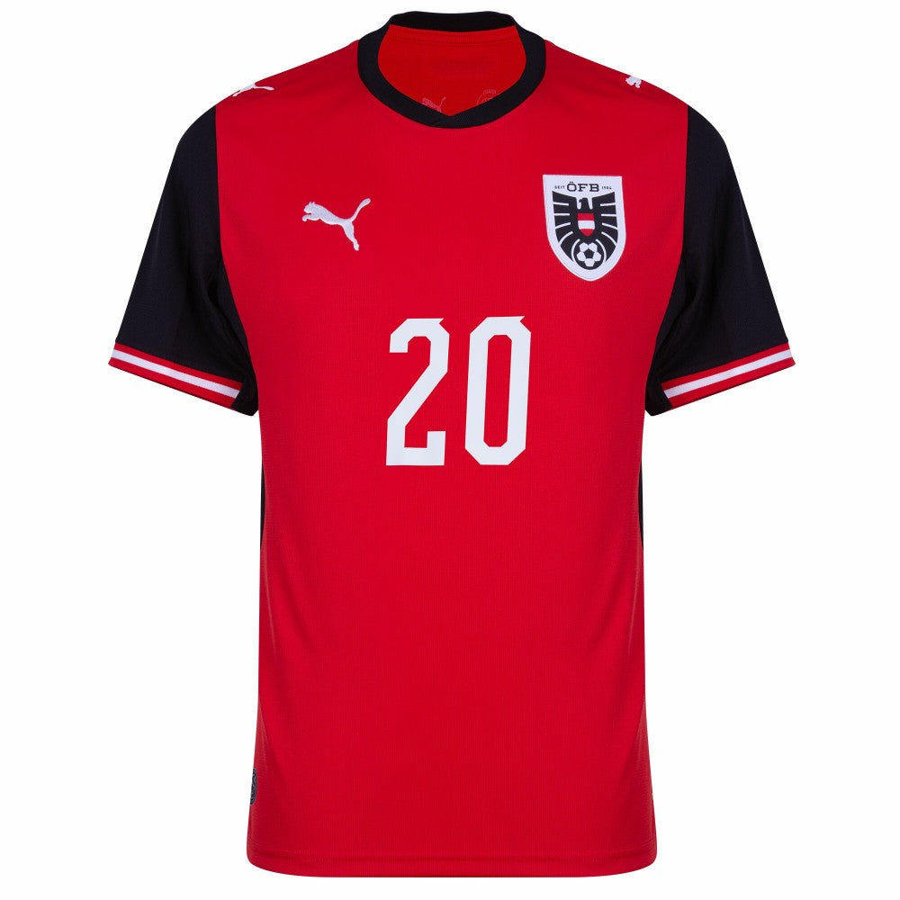 Austria Laimer 20 2026 Home Jersey