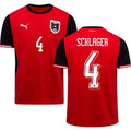 Austria Xaver Schlager 4 2026 Home Jersey