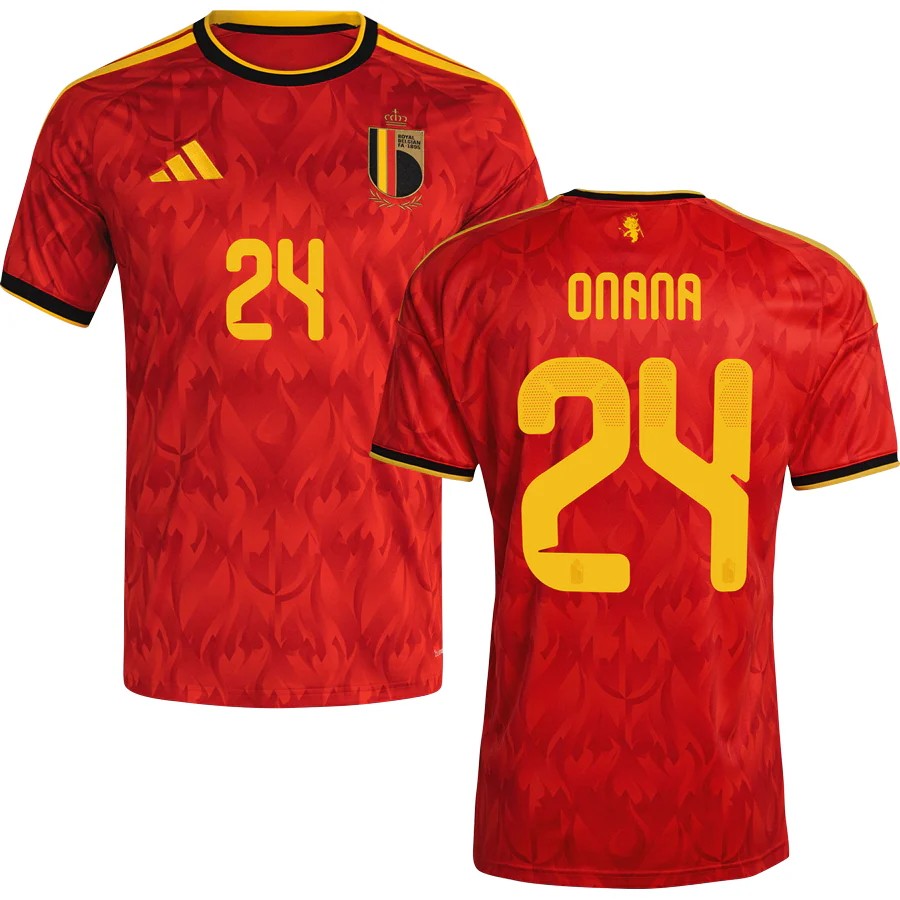 Belgium Amadou Onana 24 2026 Home Jersey