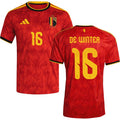 Belgium Koni De Winter 16 2026 Home Jersey