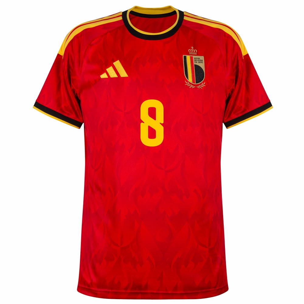 Belgium Tielemans 8 2026 Home Jersey