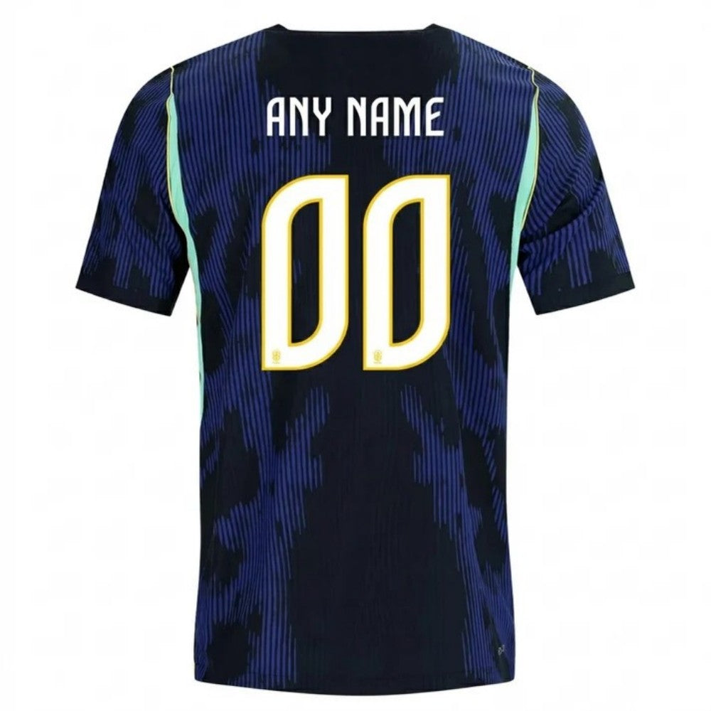 Brazil Custom 00 2026 Away Jersey