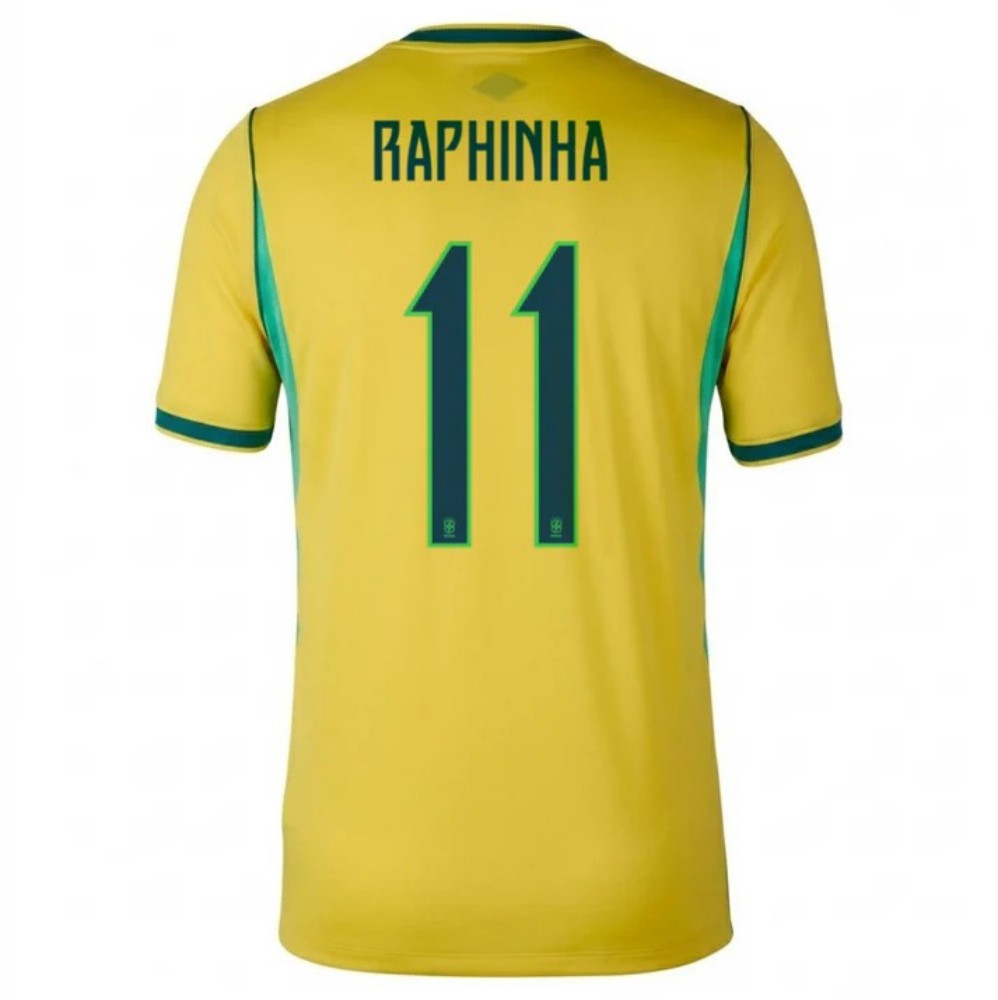 Brazil Raphinha 11 2026 Home Jersey