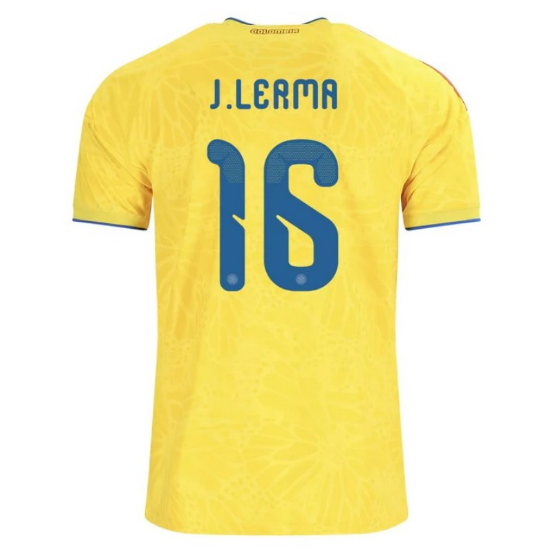 Colombia Jefferson Lerma 16 2026 Home Jersey
