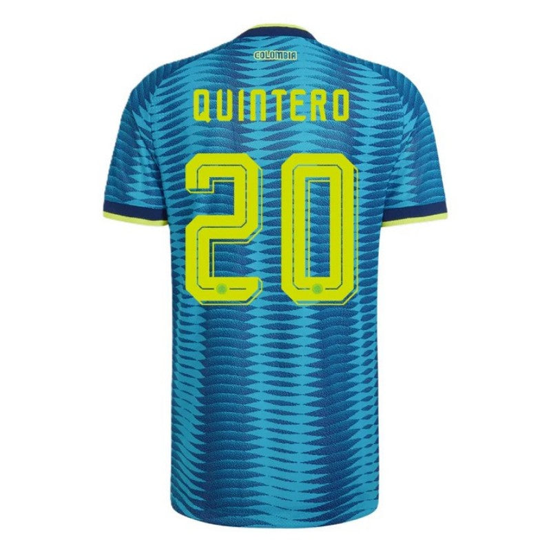 Colombia Juan Fernando Quintero 20 2026 Away Jersey