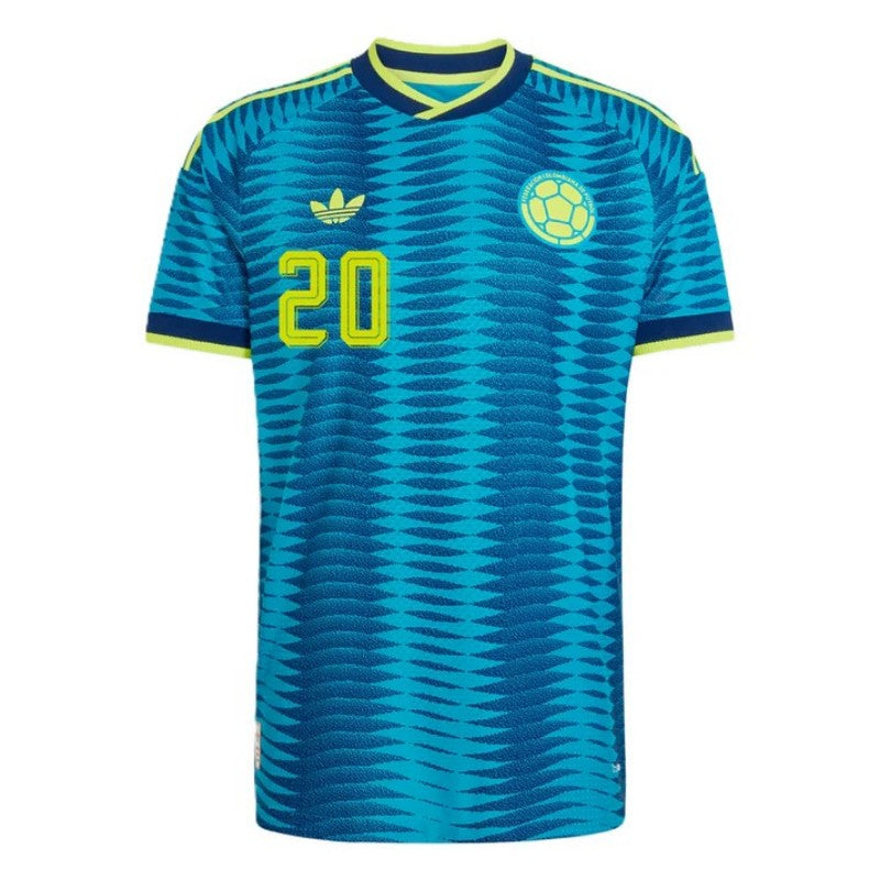 Colombia Juan Fernando Quintero 20 2026 Away Jersey
