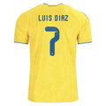 Colombia Luis Diaz 7 2026 Home Jersey
