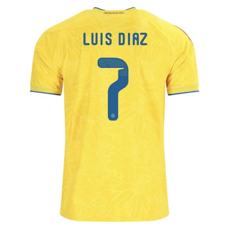 Colombia Luis Diaz 7 2026 Home Jersey