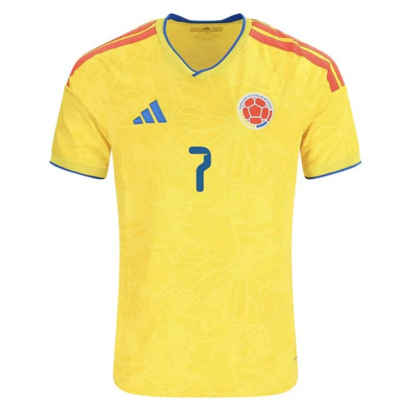 Colombia Luis Diaz 7 2026 Home Jersey