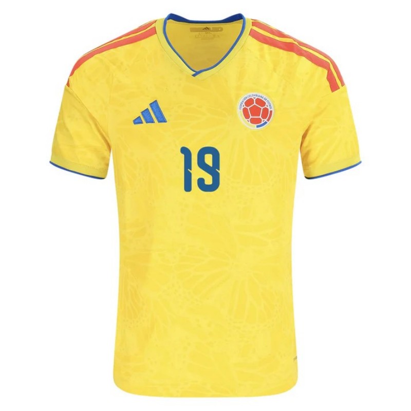 Colombia Luis Suárez 19 2026 Home Jersey