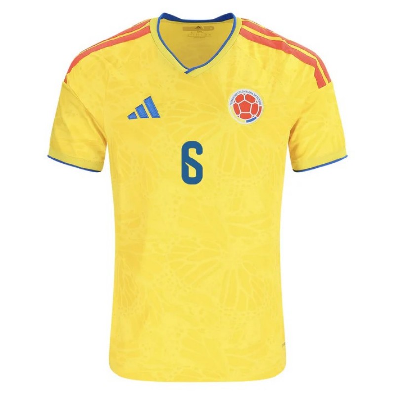 Colombia Richard Ríos 6 2026 Home Jersey