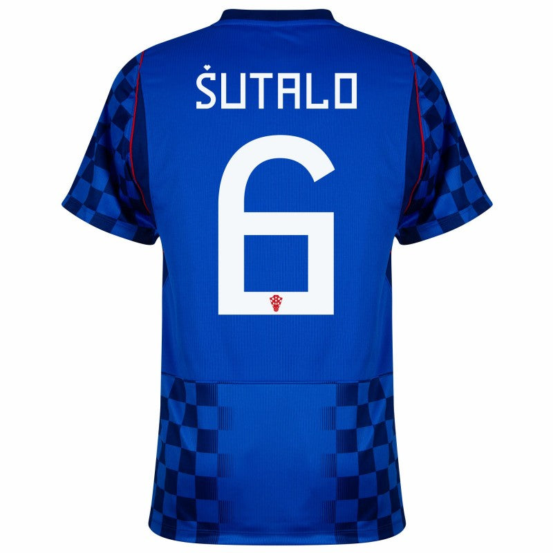 Croatia Josip Sutalo 6 2026 Away Jersey