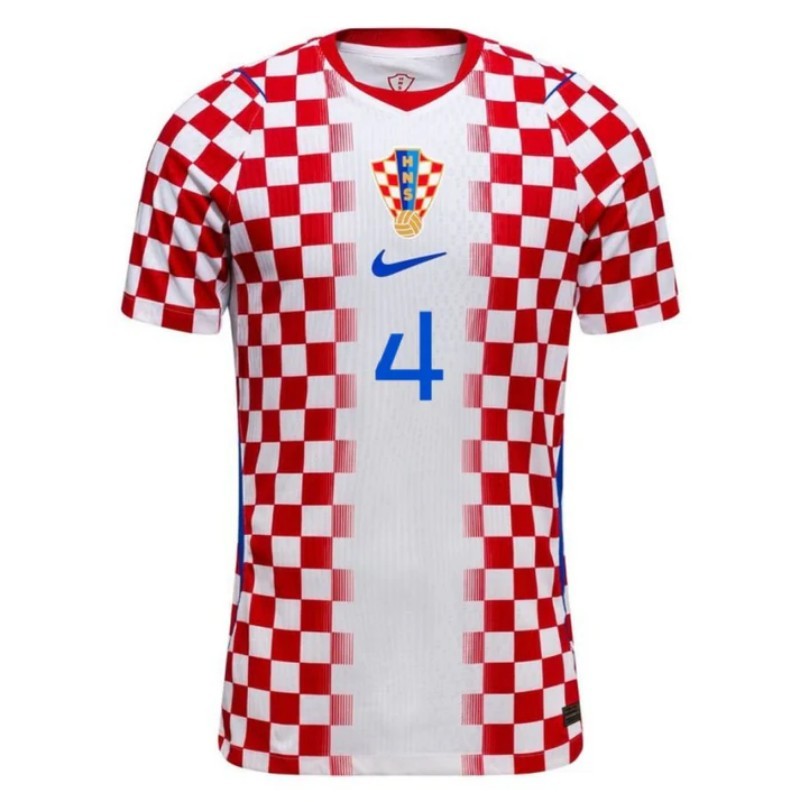 Croatia Josko Gvardiol 4 2026 Home Jersey
