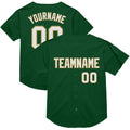 Custom Baseball Stitched Mesh Jersey Personalized Green