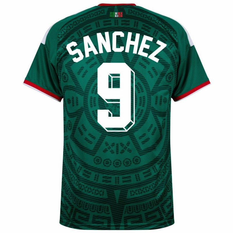 Mexico Sanchez 9 2026 Home Jersey