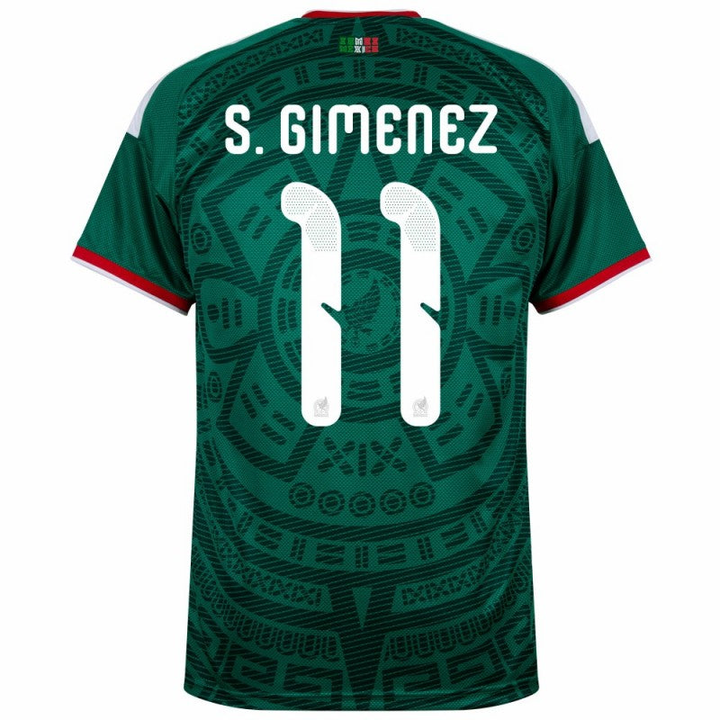 Mexico Santiago Giménez 11 2026 Home Jersey