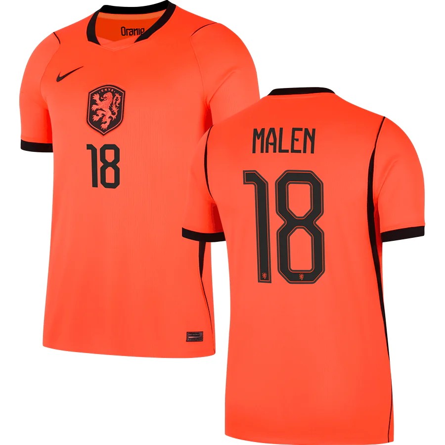 Netherlands Donyell Malen 18 2026 Home Jersey