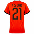 Netherlands Frenkie De Jong 21 2026 Home Jersey