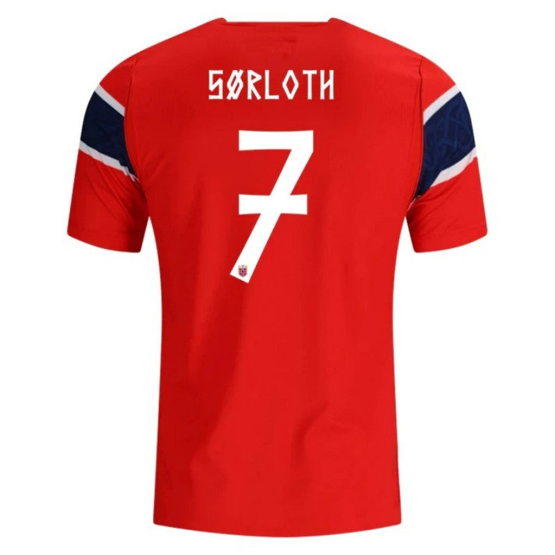 Norway Alexander Sørloth 7 2026 Home Jersey