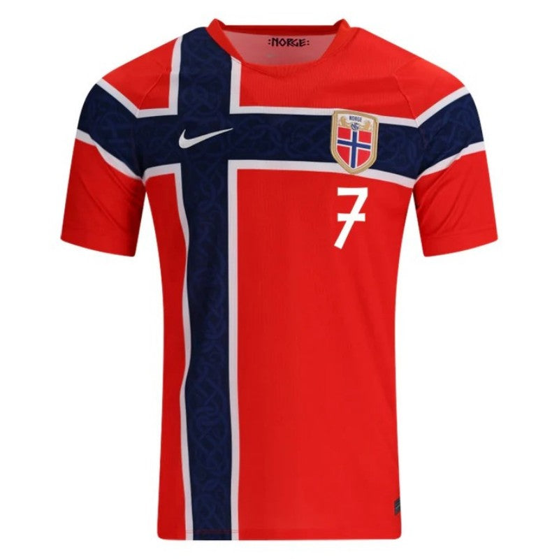 Norway Alexander Sørloth 7 2026 Home Jersey