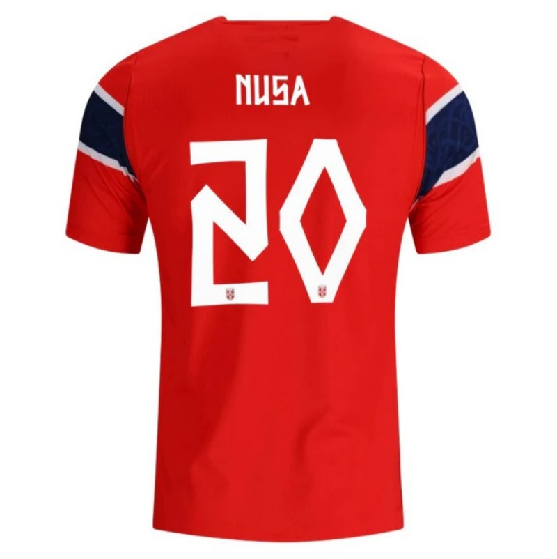 Norway Antonio Nusa 20 2026 Home Jersey