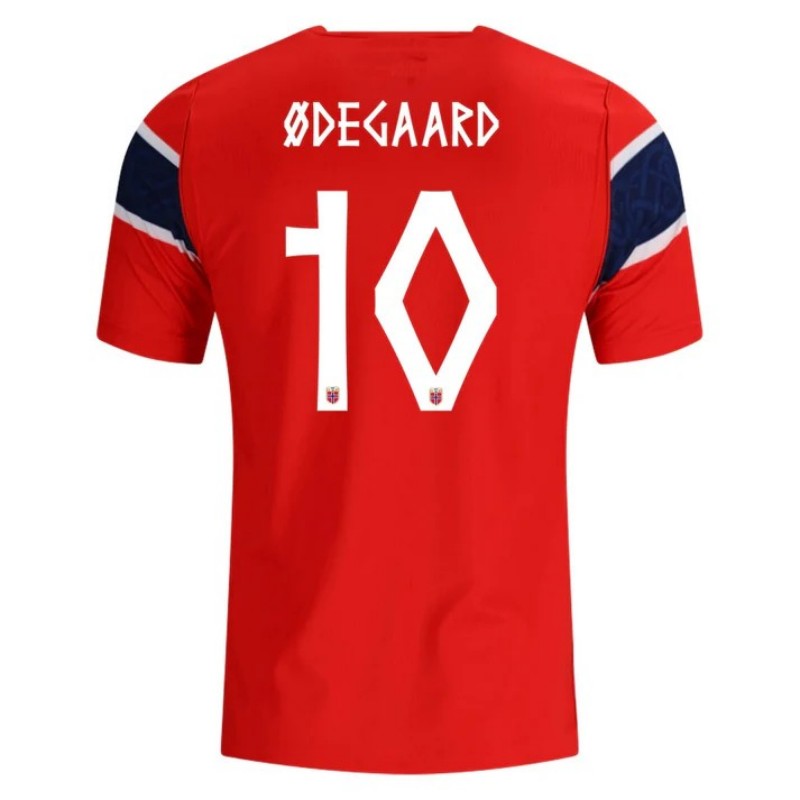Norway Martin Ødegaard 10 2026 Home Jersey