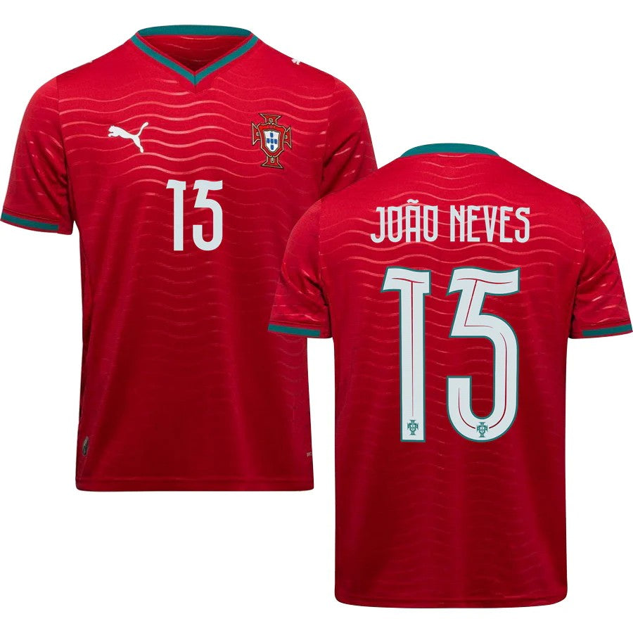 Portugal João Neves 15 2026 Home Jersey