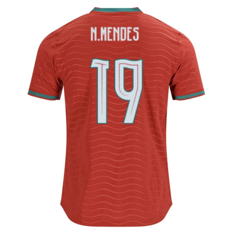 Portugal Nuno Mendes 19 2026 Home Jersey
