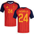 Spain Marc Cucurella 24 2026 Home Jersey