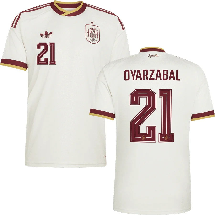 Spain Mikel Oyarzabal 21 2026 Away Jersey
