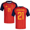 Spain Mikel Oyarzabal 21 2026 Home Jersey