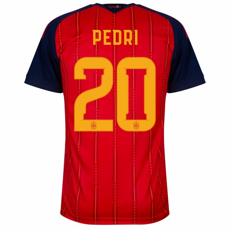 Spain Pedri 20 2026 Home Jersey