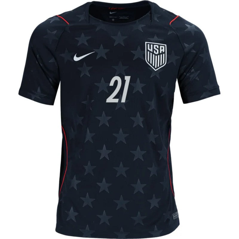 USA Timothy Weah 21 2026 Away Jersey