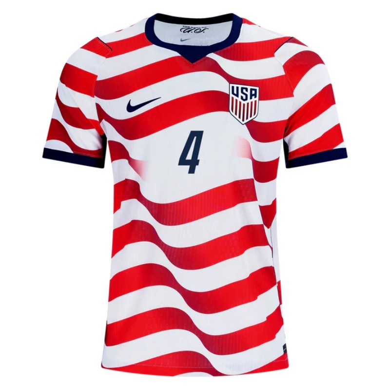 USA Tyler Adams 4 2026 Home Jersey