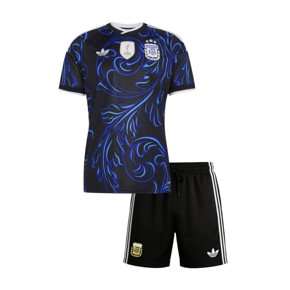 Youth Argentina Away Jersey & Shorts Kids Kits