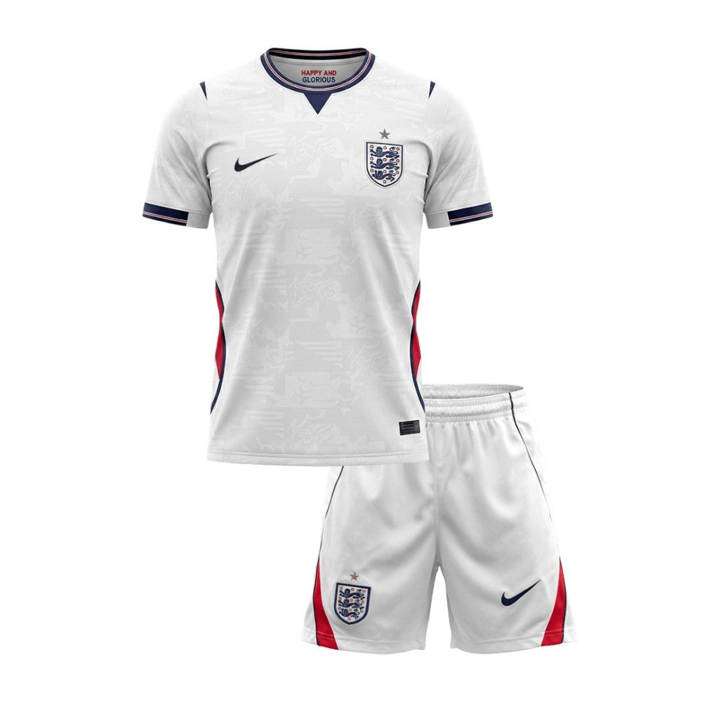 Youth England Home Jersey & Shorts Kids Kits
