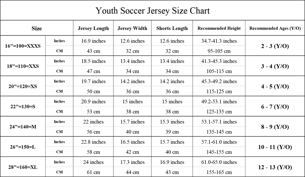 Youth USA Home Jersey & Shorts Kids Kits