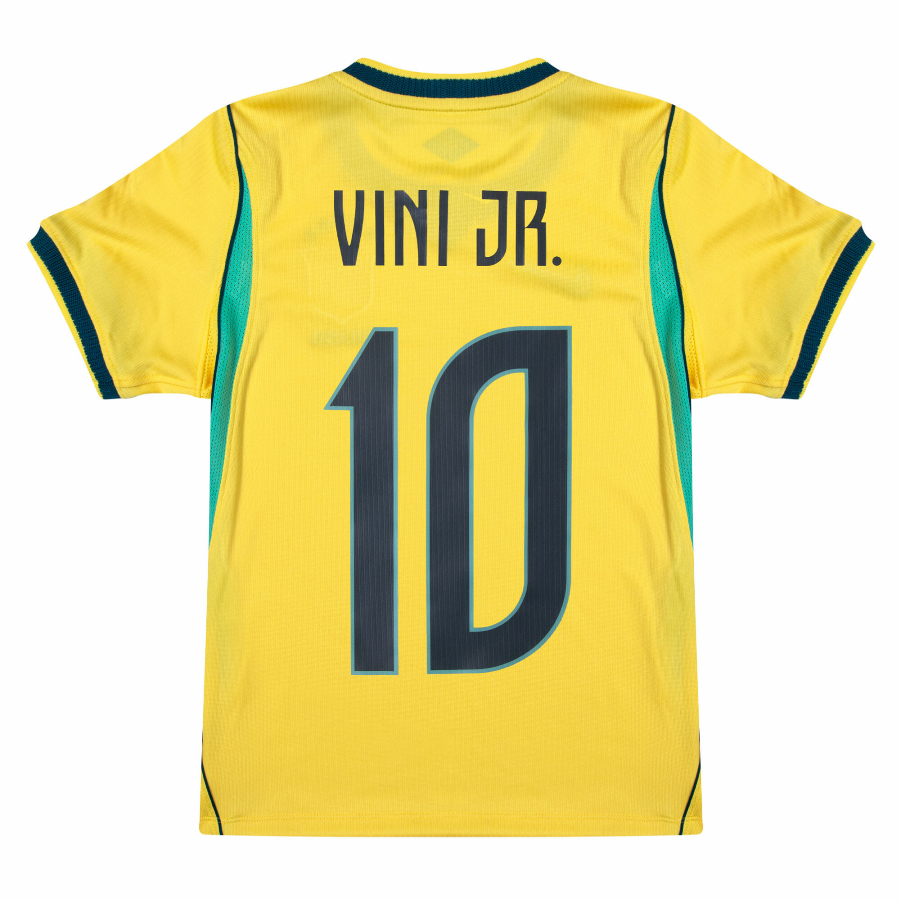 Youth Brazil Home Vini Jr. 10 Jersey & Shorts & Socks Kids Kits